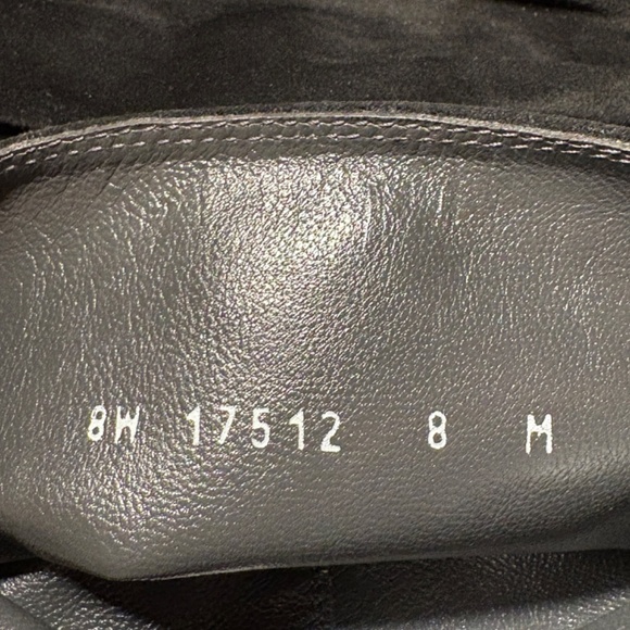 Vintage Stuart Weitzman Saunter Women’s Black Suede Slouchy Boot Pointed Size 8 - Picture 7 of 8